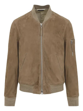 TOM FORD suede bomber jack