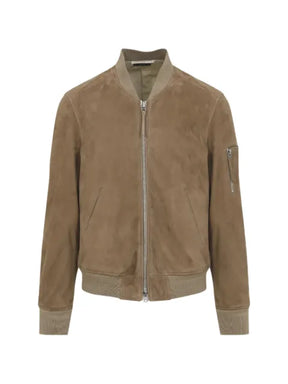 TOM FORD suede bomber jack