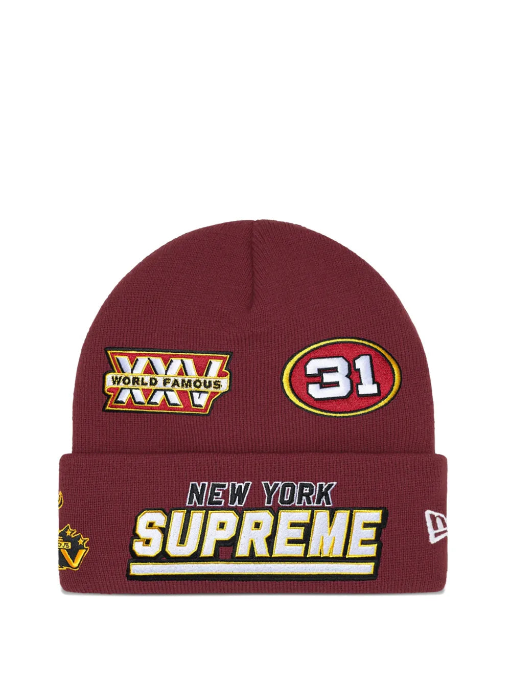 Supreme x New Era Football Beanie mit Stickerei