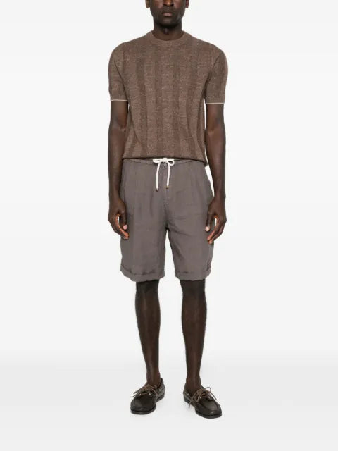 Brunello Cucinelli ribbed short-sleeve T-shirt