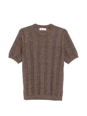 Brunello Cucinelli ribbed short-sleeve T-shirt