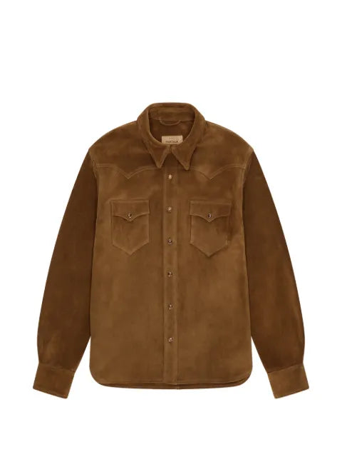 Fortela Ranch flap-pocket leather jacket