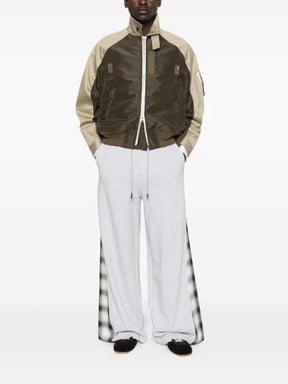 sacai colourblock zip jacket