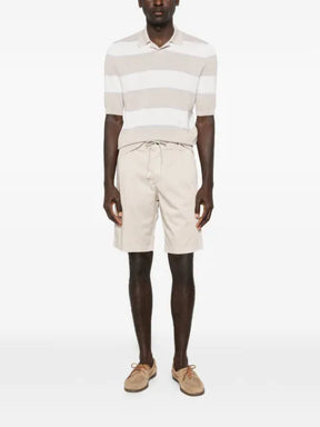 Eleventy striped short-sleeve knitwear