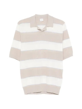 Eleventy striped short-sleeve knitwear