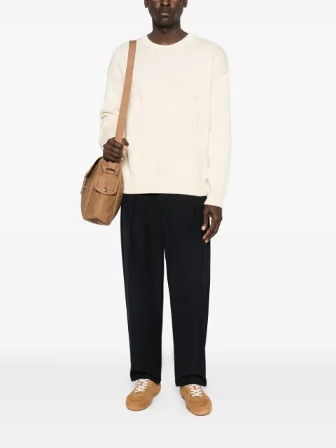 A.P.C. logo-detail crew-neck sweater