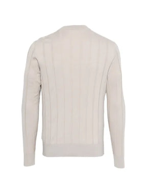 Eleventy ribbed round-neck sweater