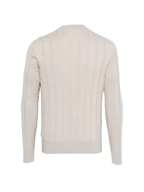 Eleventy ribbed round-neck sweater