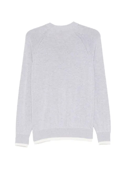 Eleventy round-neck cotton sweater