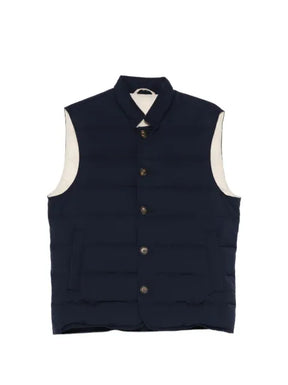 Eleventy button padded gilet