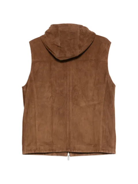 Eleventy hooded pocket gilet