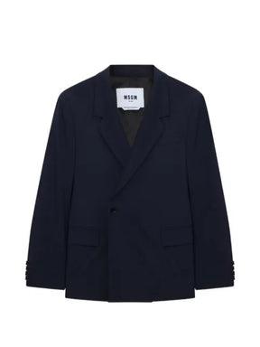 MSGM notched-lapel single-breasted blazer