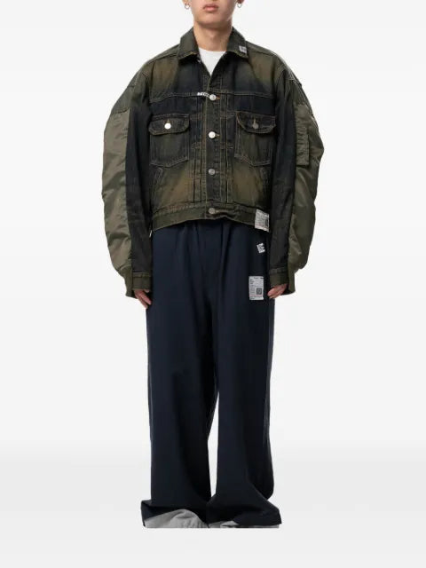 Maison MIHARA YASUHIRO panelled denim jacket