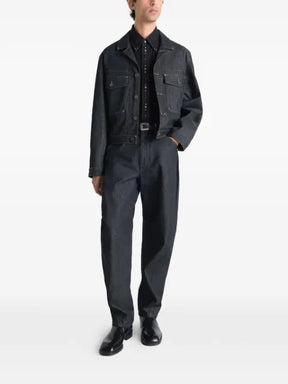 LEMAIRE trucker jacket with studs in denim