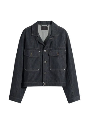 LEMAIRE trucker jacket with studs in denim