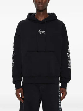44 LABEL GROUP rear-print hoodie