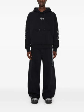 44 LABEL GROUP rear-print hoodie
