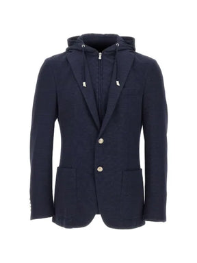 Eleventy hooded blazer
