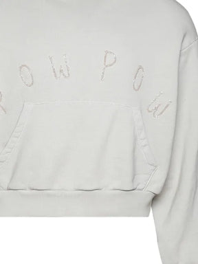 EARTHLING VIP text hooded sweatshirt