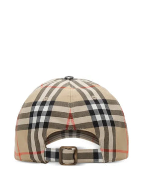 Burberry Karierte Baseballkappe