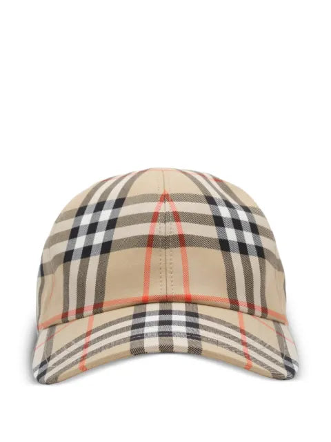 Burberry Karierte Baseballkappe