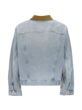 Haikure jacket with corduroy collar
