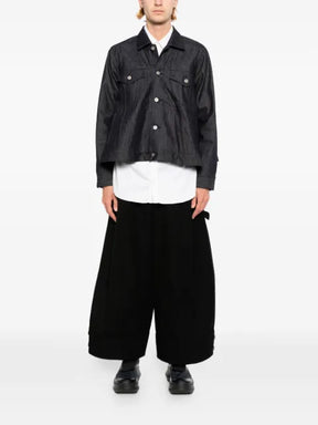 Black Comme Des Garçons loose-fit denim jacket