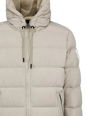 AFTER LABEL hooded puffer jacket