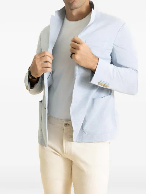 Eleventy single breasted collar jacket