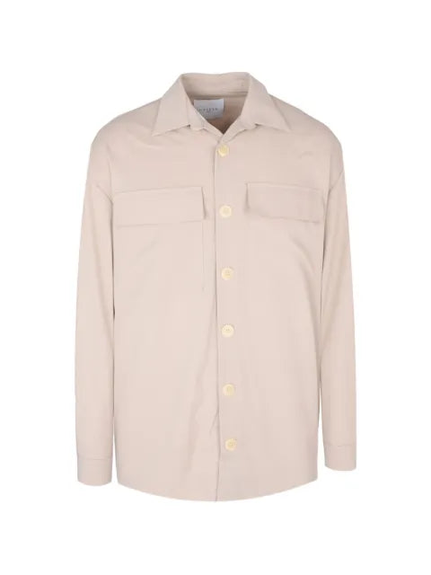 Gaëlle Paris button-up chest-pocket shirt jacket