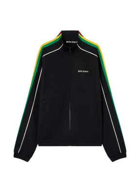 Palm Angels logo striped track jacket