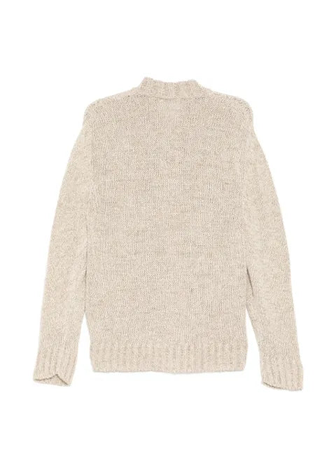 Barena zip knitted cardigan