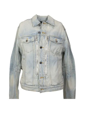 AMIRI  MX2 Trucker zipped denim jacket