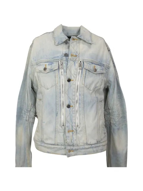 AMIRI  MX2 Trucker zipped denim jacket