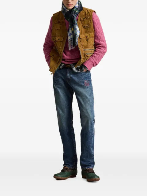 Polo Ralph Lauren suede Utility gilet