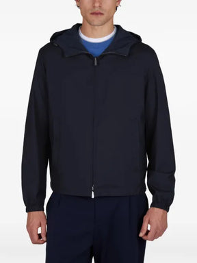 Paul & Shark reversible hooded windbreaker