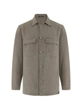 Boggi Milano flap-pocket shirt jacket