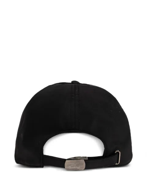 Giorgio Armani Schwarze Baseballkappe