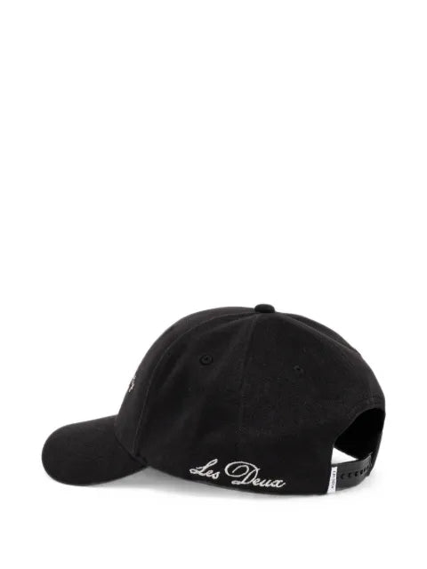 Les Deux Baseballkappe mit Stickerei