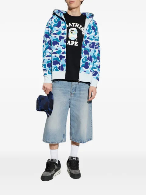 A BATHING APE® camouflage-print hoodie
