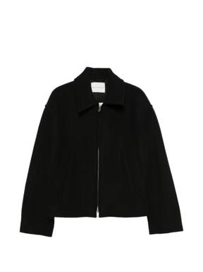 Studio Nicholson zip-up spread-collar shirt jacket