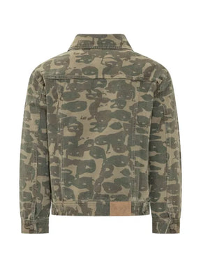 KidSuper camouflage button jacket