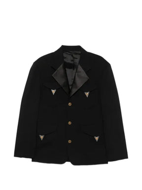 Versace long-sleeve buttoned blazer