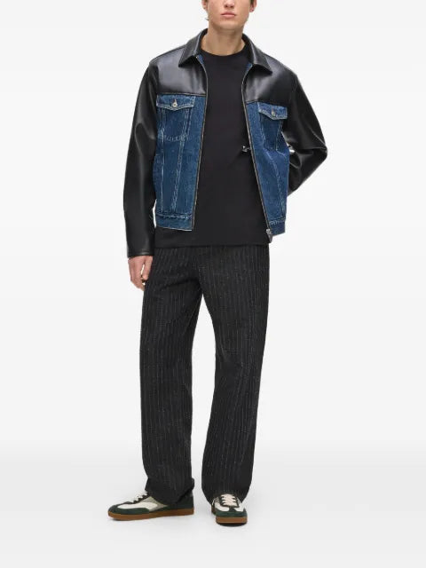 Karl Lagerfeld Jeans panelled denim jacket