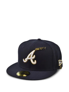 NEW ERA CAP Schmale Atlanta Braves Baseballkappe mit Stickerei