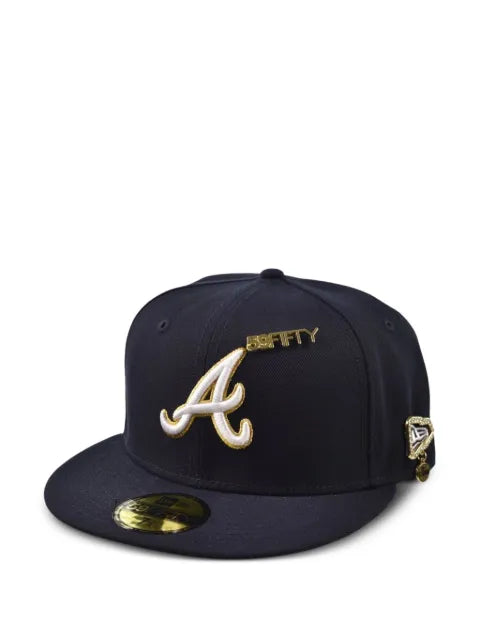 NEW ERA CAP Schmale Atlanta Braves Baseballkappe mit Stickerei