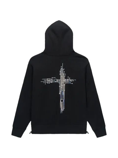 RTA Jordan circuit-cross hoodie