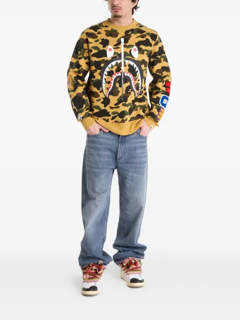 A BATHING APE® Camo Shark sweatshirt