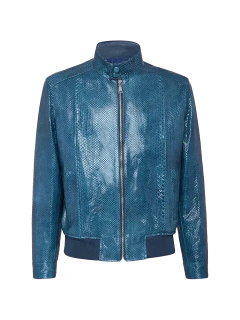 Billionaire bomber jacket in leather