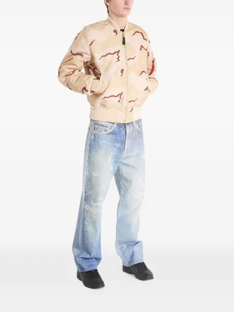 Alpha Industries MA-1 Camo Heritage camouflage-print bomber jacket